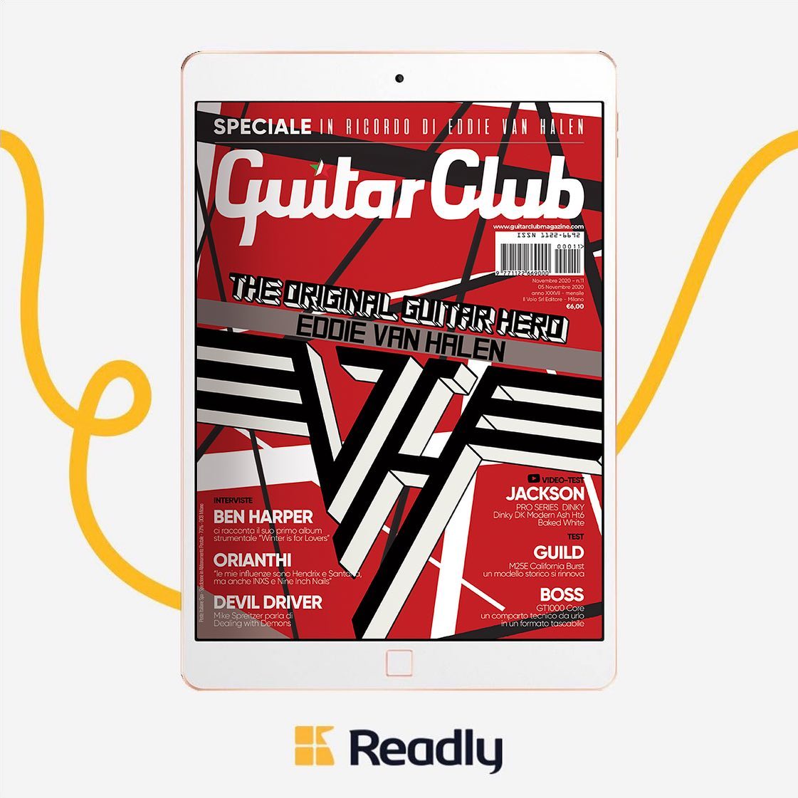 Guitar Club magazine digitale Eddie Van Halen